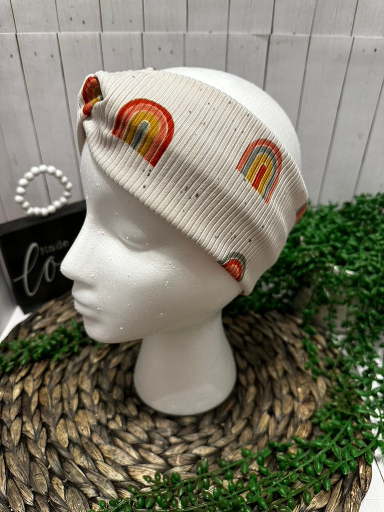 Bright Rainbow Headband