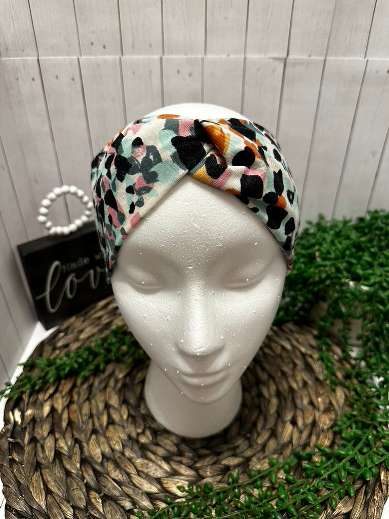 Color splatter Headband