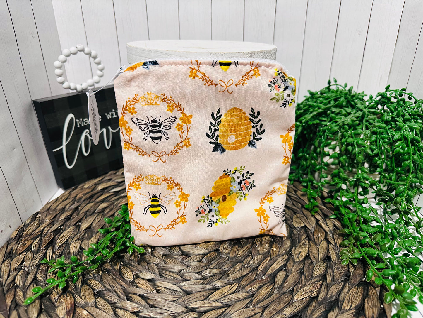 Bee Reusable Snack/Sandwich Bag